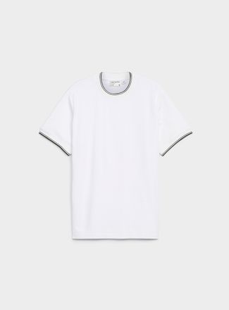 Le 31 Mens Micro-waffle T-shirt Slim fit