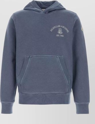 Moncler cotton hooded sweatshirt front pocket