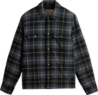 Woolrich Padded Alaskan Check Wool-Blend Shirt-Jacket