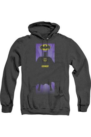 Gildan Batman Block Adult Heather Hoodie / Hooded Sweatshirt