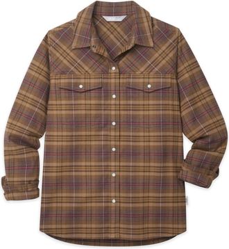Stio Womens Slipstone Midweight Flannel Shirt