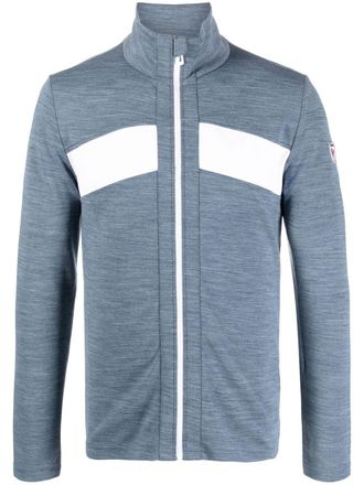 Rossignol React merino zip-up top - men - Wool/Polyamide/Polyester - S - Blue