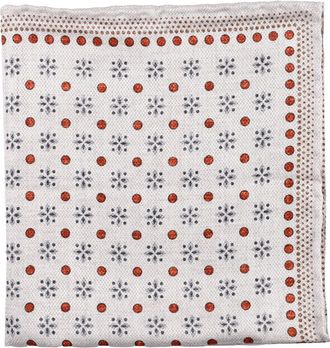 Brunello Cucinelli Bicolor Silk Pocket Mens Square