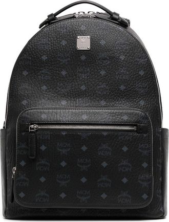 MCM medium Stark City backpack - men - Leather/Canvas - OS - Black