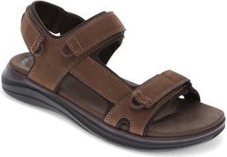 Dockers Bradburn Double Strap Comfort Sandal in Dark Tan at Nordstrom Rack, Size 13