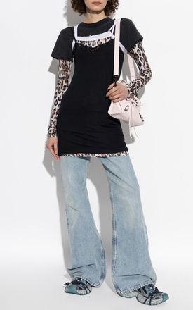 Balenciaga Strap Dress, Womens, Black