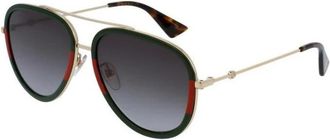 Gucci Authentieke Stijlvolle Brillen- Premium Kwaliteit! - Dames - Zonnebrillen - Geel - 57 MM - Accessoires