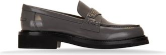 Dior Schoenen, Dames, Grijs, 39 EU, Leer, Loafers