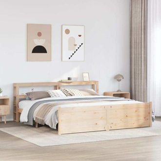 vidaXL Vidaxl - Estructura De Cama Con Cabecero Madera Maciza Pino 180x200 Cm