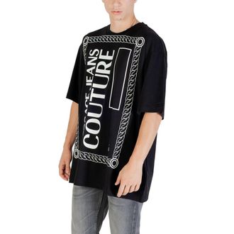 Versace Jeans Couture Mens Black Cotton T-Shirt