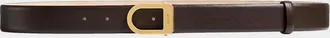 Khaite Leather Saddle Belt