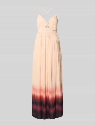 Jake*s Abendkleid mit Cut-Out in Hellgelb, Gr&ouml;&szlig;e 32