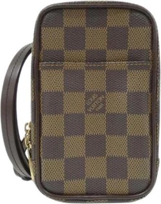 Louis Vuitton Pre-owned Mini Pouch - Dames - Vintage Mini Tas - Bruin - ONE Size - Vintage