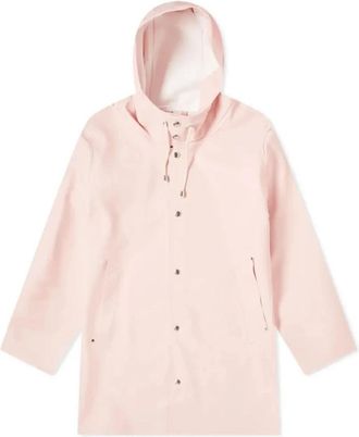 Stutterheim Stockholm Rain Regenjas - Heren - Regenjassen - Roze - XS - Katoen - Jassen
