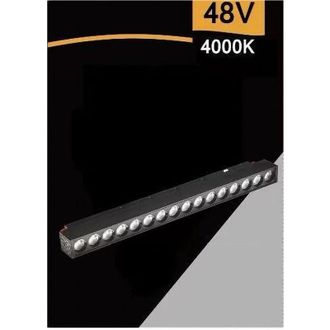 Trade Shop Trade Shop Traesio - Trade Shop - Led 18w Magnetic Barraft Para Monofase 48v Luz 4000k 3000k Fr-18w