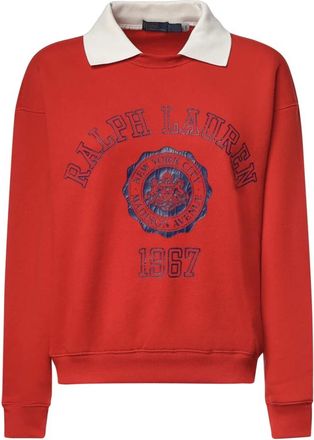 Polo Ralph Lauren Dames, Sweatshirts & Hoodies, Rood, Maat: XS
