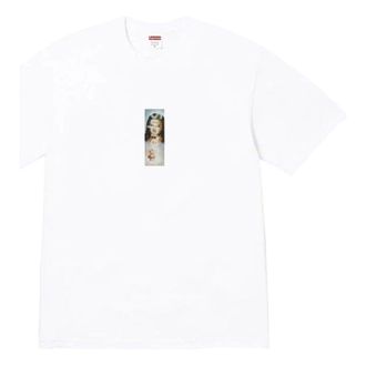 SUPREME FW26 Prayer Card Box Logo T-Shirt White SUP-FW26-001-WHT
