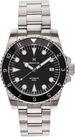 Heritor Luciano Automatic Black Dial Mens Watch HERHS1501