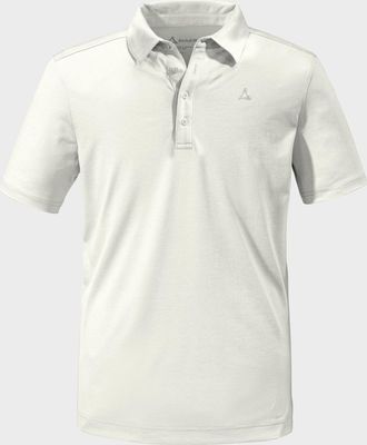 Sch&ouml;ffel Poloshirt SCH&Ouml;FFEL CIRC Polo Shirt Tauron M, Herren, Gr. 46, grau (9180, grau), Oberstoff: 100% Polyester, V-Ausschnitt, Shirts Poloshirt