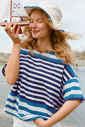 Maeve Fisherman Stripe Tee