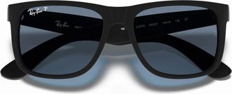 Ray-Ban Sunglasses, unisex, Black, Size: 55 MM Justin Polarized Sunglasses