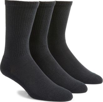 BN3TH 3-Pack Classic Crew Socks in Black at Nordstrom, Size Medium