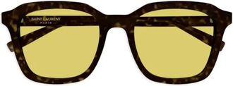 Saint Laurent Sunglasses, unisex, Brown, Size: 49 MM Sunglasses