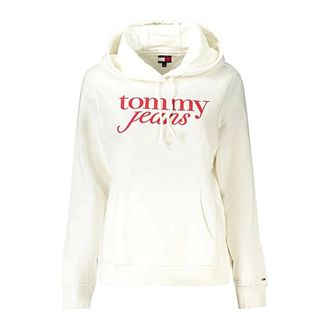 Tommy Jeans Felpa - Dames - Hoodies - Wit - M - Hoodies & sweatvesten