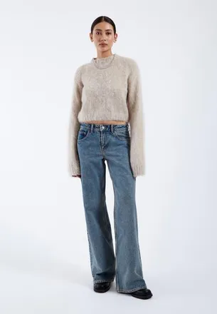 Dr. Denim Moira Sweater in Brushed Silver Lining at Nordstrom, Size X-Small