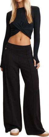 Lune Active Eva Wide Leg Pants In Black