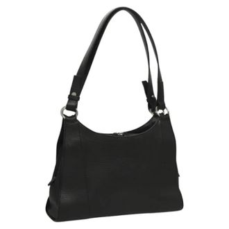 Loewe Tweedehands leren handtassen - Dames - Vintage Schoudertas - Zwart - ONE Size - Leer - Vintage