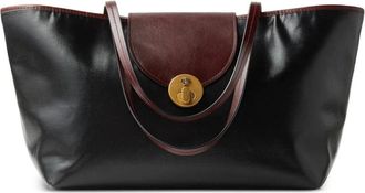 Versace Tassen, Dames, Zwart, ONE Size, Medusa Lock Tote Bag