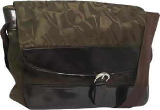 Ferragamo Pre-owned Nylon shoulder-bags - Dames - Vintage Schoudertas - Bruin - ONE Size - Nylon - Vintage