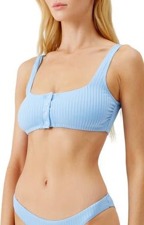 Melissa Odabash Salerno Rib Bikini Top in Oasis Ribbed at Nordstrom Rack, Size 10