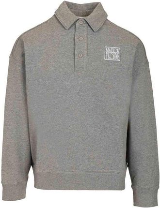 Maison Kitsun&eacute; Oversized Polo Sweatshirt