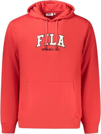 Fila Rifredi Hoodie - Heren - Hoodies - Rood - XL - Katoen - Hoodies & sweatvesten