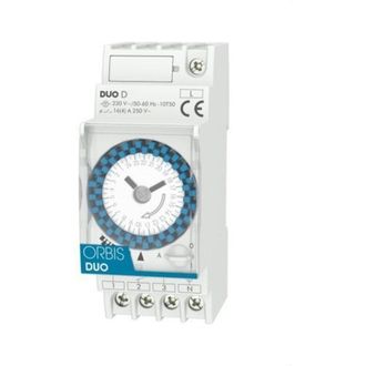 Orbis Orbis - Ob291032 Interruptor Horario Modular Duo D 250vca