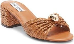 Steve Madden Melodee Woven Slide Sandal in Natural at Nordstrom Rack, Size 9.5