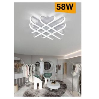 Trade Shop Trade Shop Traesio - Trade Shop - Plafoniera Da Soffitto Led 58 W Lampadario Moderno Luce 6500k 4000k 3000k C41-b