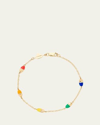 Alison Lou 14K Yellow Gold Pill By-The-Yard Bracelet