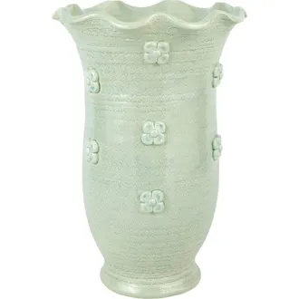 Vietri Giardino di Fiori Celadon Tall Vase in Green at Nordstrom