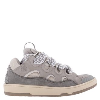 Lanvin Grey Curb Sneakers