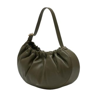 A.P.C. Womens Ninon Shoulder Bag Khaki Synthetic
