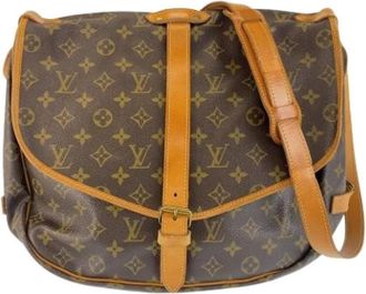 Louis Vuitton Pre-owned Monogram Messenger Bag - unisex - Pre-owned - Bruin - Maat: ONE Size Leer
