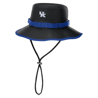 Nike Kentucky Sideline Apex Boonie Nike Mens Dri-FIT College Bucket Hat in Black | NC1B08HZNKY-Q2W