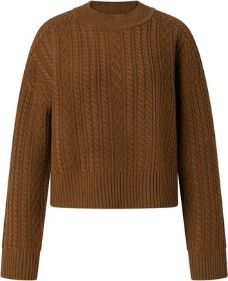 Windsor Truien & Vesten, Dames, Bruin, S, Trui met ronde hals