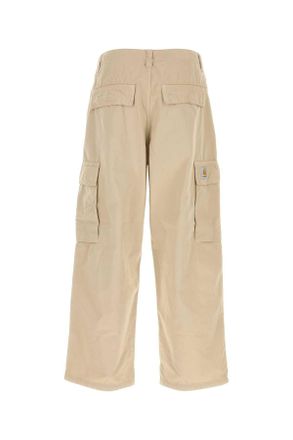 Carhartt Work in Progress Mens Beige Cotton Kade Cargo Pant Wall Dothan Poplin Pantaloni dothan