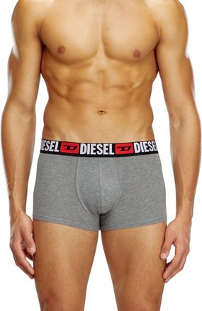 Diesel Three-pack of all-over logo waist boxers - Trunks - Man - Multicolor