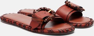 Zimmermann Alchemy leather slides
