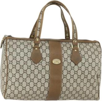 Gucci Pre-owned Handbags, female, Beige, Size: ONE SIZE Pre-owned Plastic Handbag